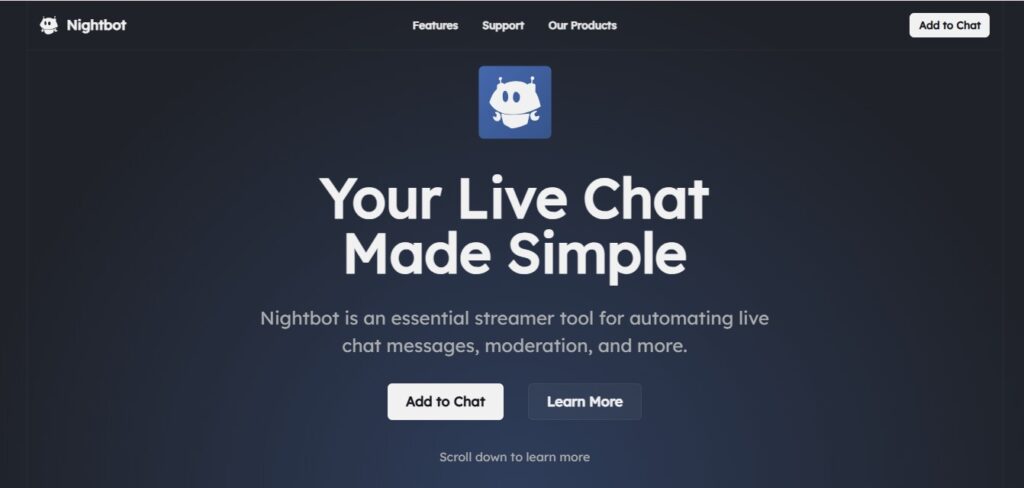 how to add a line break in chatbot nightbot