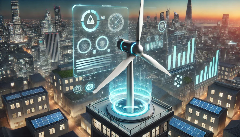 ai powered urban wind turbine
